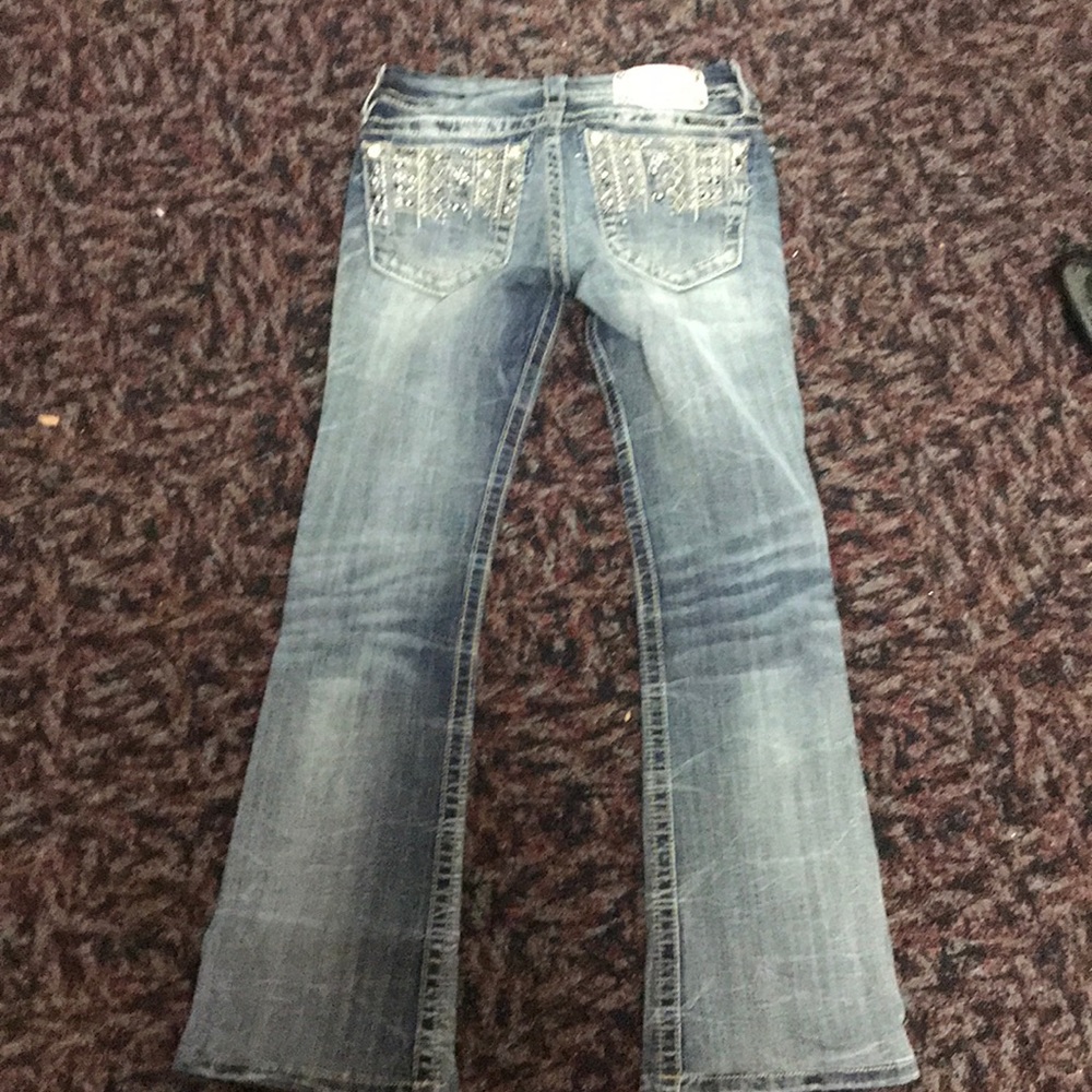 miss me bling boot cut jeans